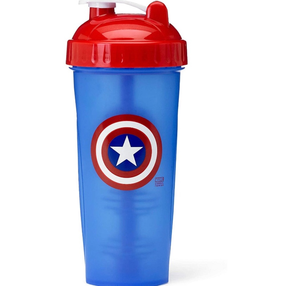 Captain America Smoothie Shaker Bottle